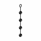 BUTTR – silicone anal beads in 4 sizes – black – 50 cm — Photo 1