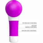 Перезаряжаемый wand вибратор Pretty Love Magic Gum – 20 см (7.87″) – фиолетовый — Фото 6