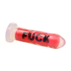 FUCK Silicone Dildo – 18.5 cm (7.3″) – Red — Photo 3