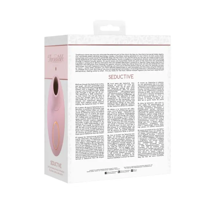 Seductive gaisa pulsa stimulators – rozā Foto 2