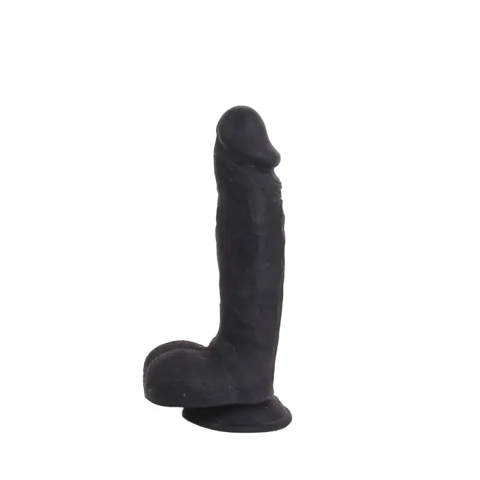 Kiotos COX Reālistisks dildo ar piesūcekni un saderību ar jostu – 24 cm (9.5″) – Melns