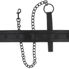 INTENSE FETISH Vegan Leather Adjustable Collar – Black — Photo 4