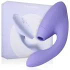 Womanizer Duo 2 divu darbību gaisa pulsa stimulators un vibrators – violets — Foto 1