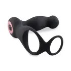 Teazers dzimumlocekļa un sēklinieku gredzens ar prostatas vibratoru un tālvadības pulti – 7 cm – 3 cm — Foto 10