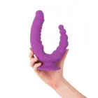 Teazers Double Vibrator with Suction Cup and Remote – Purple — Photo 8