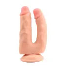 Kahepoolne realistlik dildo iminapaga – 20 cm (8″) – Roosa — Foto 2