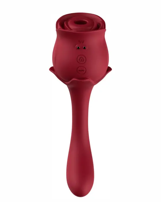 Blossom G-Spot вибратор с функцией всасывания – 17 cm – розовый