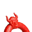 Beast Mode - Silicone Cock Ring – Red — Photo 5