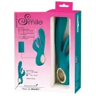 Sweet Smile кролик-вибратор с функцией толчков и стимуляцией язычком – 25 cm (10″) – розовый — Фото 16