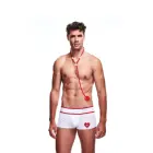 Envy Doctor kostüüm – bokserid ja stetoskoop – valge/punane – L/XL — Foto 1