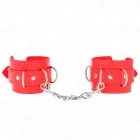 KINK регулируемые красные фиксаторы для запястий с 3 D-кольцами 17.5-25cm x 6cm — Фото 1