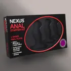 Nexus Anal Kit – 3 silikoonist treeningkorgi komplekt – must — Foto 3
