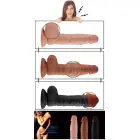 LoveToy Real Extreme Large Dildo – realistlik dildo – PVC – lihatooni – 21,6 cm — Foto 4