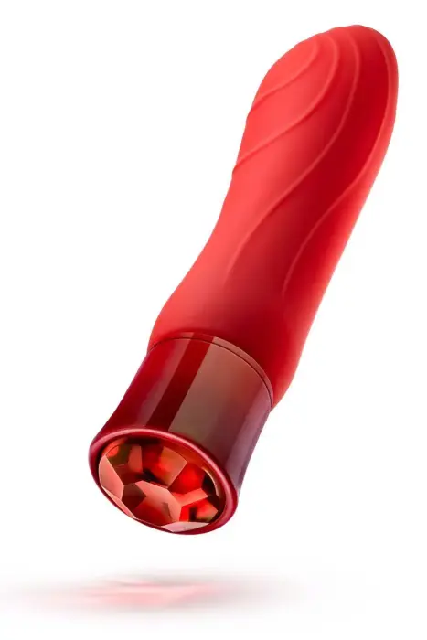 OH MY GEM DESIRE RUBY vibrators – 14 cm (5.5″) – sarkans Foto 3