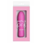 Pretty in Pink – компактный силиконовый вибратор с LED – розовый – USB магнитная зарядка – 13 см — Фото 1