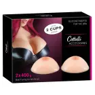 Silicone breast forms – up to 2 cup sizes bigger – 400 g per breast – 1 pair — Photo 1