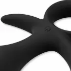 EasyToys Butt Buzzer Silicone Anal Plug – 10.5 cm – Black — Photo 2
