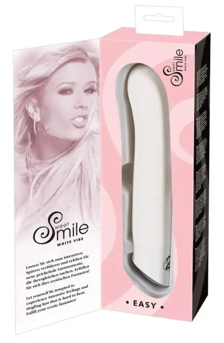 Smile Easy vibrators – 22 cm – balts Foto 4