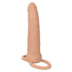 Naked Vibrating Double Trouble – реалистичный силиконовый анальный вибратор с пультом – 17 см — Фото 4