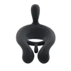 Playboy Pleasure Triple Play Vibrating Ring – Black — Photo 1