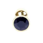 Plug-Jewellery Gold analinis kištukas – 7 cm (2.8″) – Juodas — Nuotrauka 1