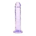 Taisns reālistisks dildo ar piesūcekni – 15.5 cm (6.1″) – Violets Foto 1
