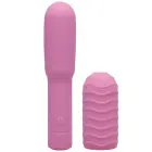 Elite Mini Vibrator with Interchangeable Attachment – 10 cm (4″) – Pink — Photo 3