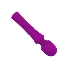 Uzlādējams jaudīgs wand masāžas vibrators – violets — Foto 4