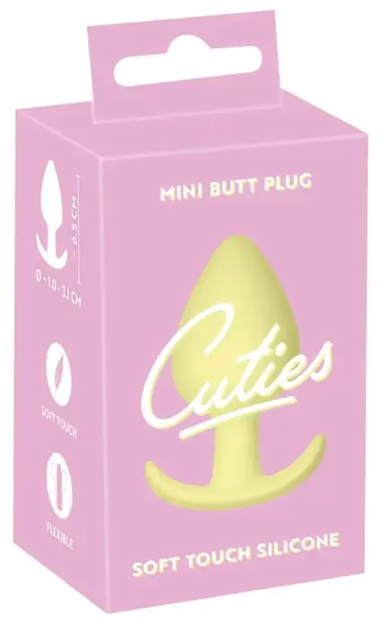Cuties Желтая Анальная Пробка – 6.5 cm (2.6″)