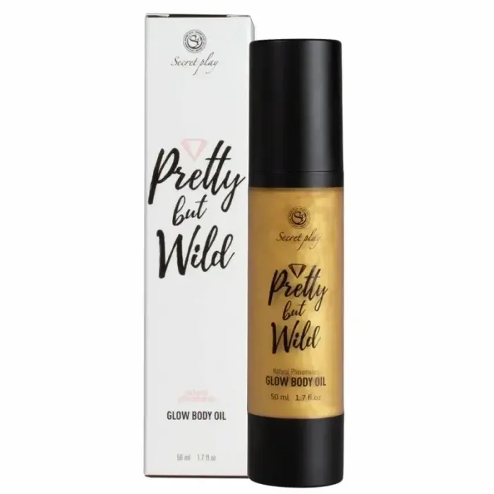 Secret Play Pretty But Wild Glow сияющее масло для тела – золотистое мерцание – 50 мл