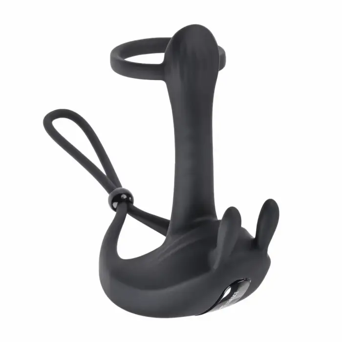 Evolved Novelties Saddle Up vibrējošs gredzens – 7 režīmi – melns