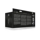 Teksturēts izliekts dobs strap-on – metāliskais (gunmetal) Foto 2