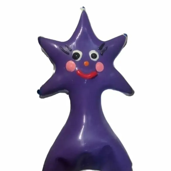 CONDAMERIE käsitsi maalinguga dekoratiivne kondoom Happy Star XL Amsterdam Art