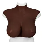 XX-DreamsToys Ultra Realistic Breast Form – Black – XL — Photo 2