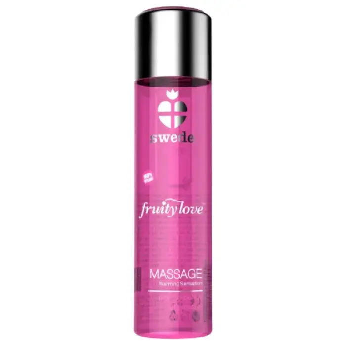 Swede Fruity Love massaažiõli – roosa vaarikas ja rabarber – 120 ml
