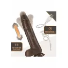 Dr. Skin Silicone Dr. Murphy – thrusting vibrating dildo – chocolate – 8 inch – 50 functions — Photo 5