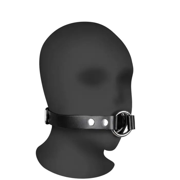 Ouch! Deep Throat Gag must – reguleeritav kunstnahast klamber