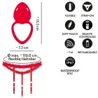 You2Toys Strap-On Lay-On Vibe – 15.3 cm — Nuotrauka 11