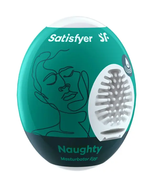 Satisfyer EGGCITED Naughty яйцо-мастурбатор – зеленый