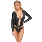 Cottelli LINGERIE Long Sleeve Bodysuit – Black – XL — Photo 2