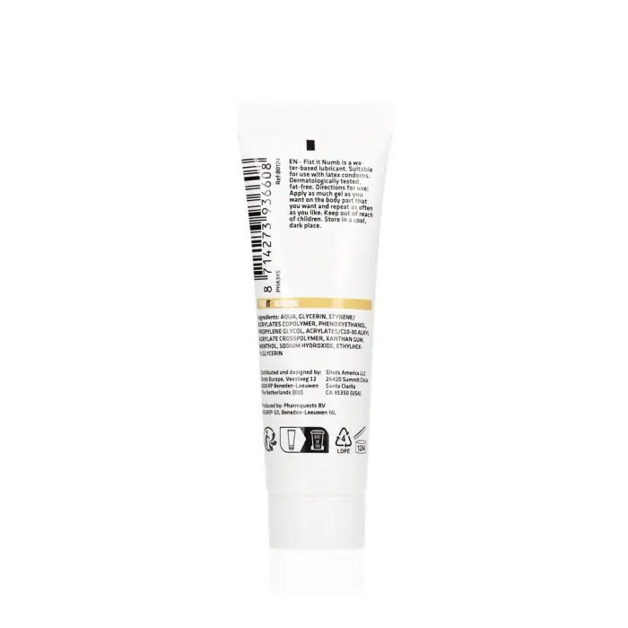 Fist It Numb Water-based Lubricant – 25 ml