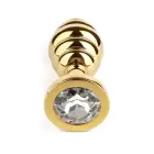 Twister tekstuuriga anaaltapp – L – Gold — Foto 5