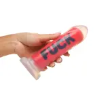 FUCK Silicone Dildo – 18.5 cm (7.3″) – Red — Photo 4