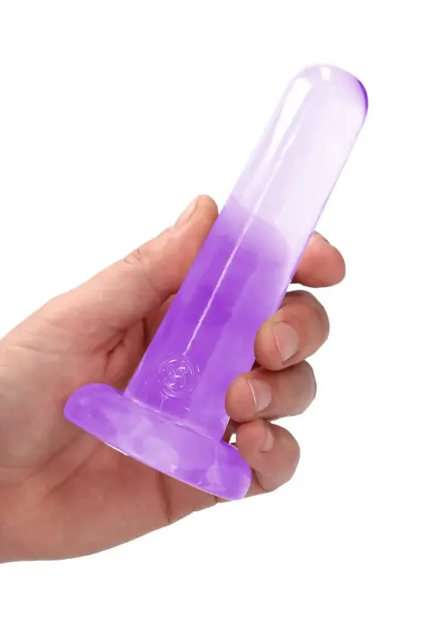 Nereālistisks dildo ar piesūcekni – 13.5 cm (5.3″) – Violets Foto 3