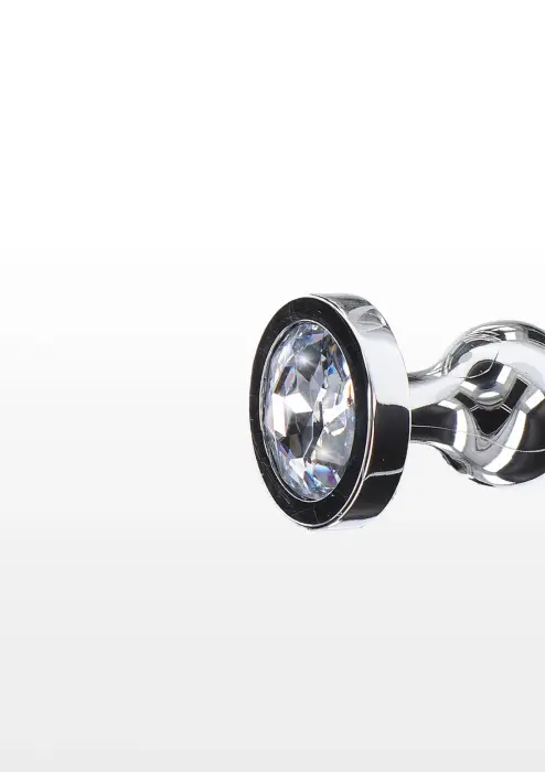 Dimanta zvaigžņu anālais spraudnis – M – Sudrabs Foto 2