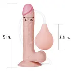 LoveToy Squirt Extreme Dildo – realistlik dildo – PVC – lihatooni – 22,9 cm — Foto 7