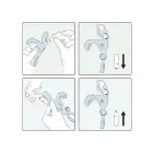 Spartacus R vibrējošs dzimumlocekļa gredzens ar sēklinieku gredzenu Foto 3