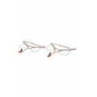 Peaches 'N Creame – pearl garter set – faux leather – rose gold – adjustable 45–66 cm — Photo 3