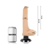 BASECOCK Vibrating Intimate Machine 2-in-1 Flexible Vibrator – 18.5 cm (7.3″) – Skin — Photo 3