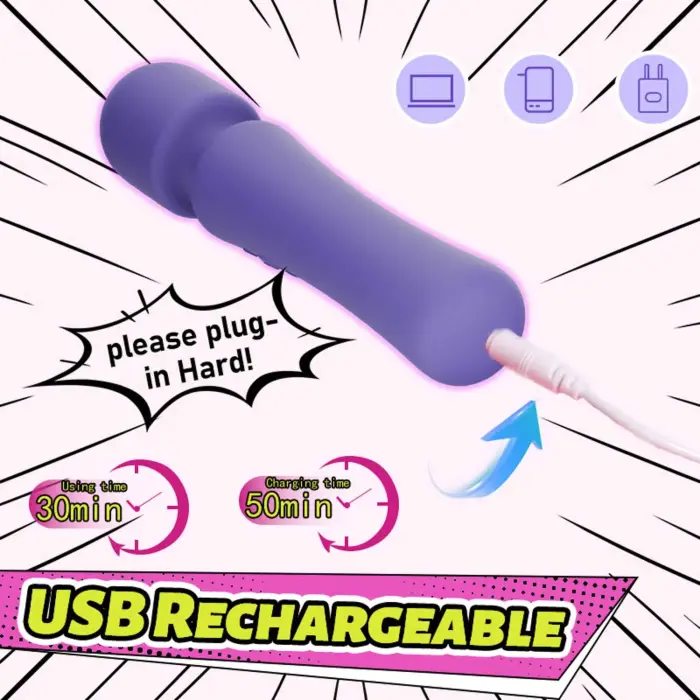 Duoduo wand masāžas vibrators Foto 15